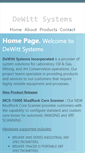Mobile Screenshot of dewittsystems.com